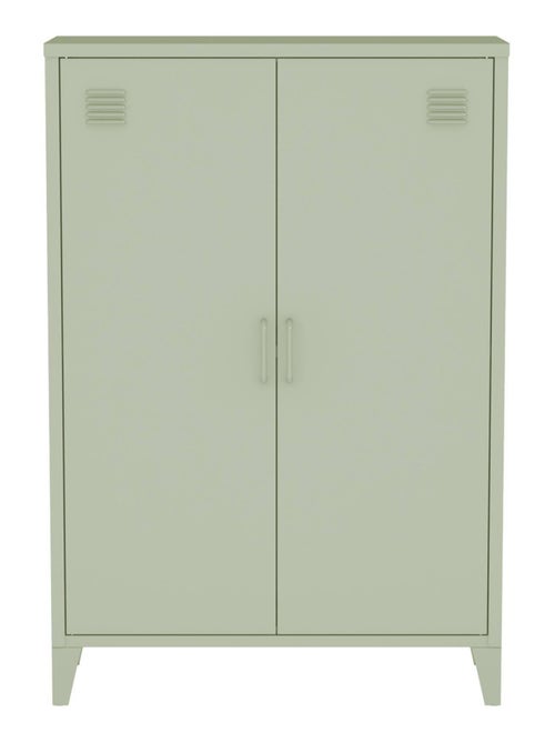 Commode/armoire industrielle métal 2 portes Soho - Kiabi Commode/armoire industrielle métal 2 portes Soho - Kiabi