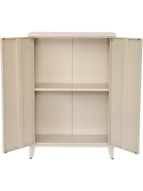 Commode/armoire métal 2 portes (lot de 2) soho - Kiabi