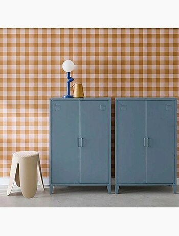 Commode/armoire métal 2 portes (lot de 2) soho