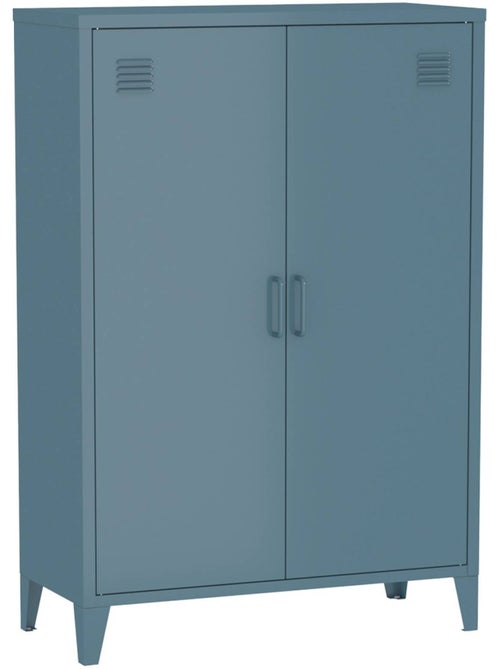 Commode/armoire métal 2 portes (lot de 2) Soho - Kiabi