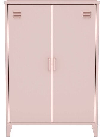 Commode/armoire métal 2 portes (lot de 2) soho