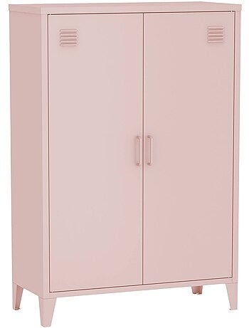 Commode/armoire métal 2 portes (lot de 2) soho