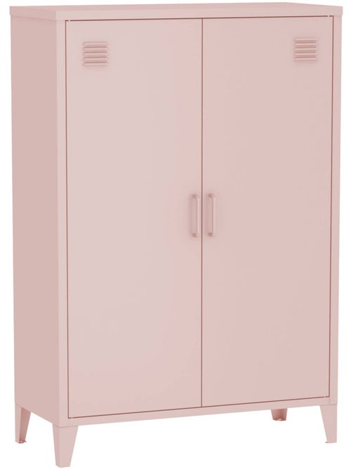 Commode/armoire métal 2 portes (lot de 2) Soho - Kiabi Commode/armoire métal 2 portes (lot de 2) Soho - Kiabi