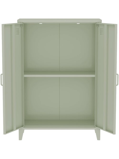 Commode/armoire métal 2 portes (lot de 2) Soho - Kiabi Commode/armoire métal 2 portes (lot de 2) Soho - Kiabi