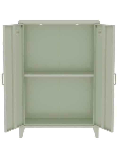 Commode/armoire métal 2 portes (lot de 2) Soho - Kiabi Commode/armoire métal 2 portes (lot de 2) Soho - Kiabi