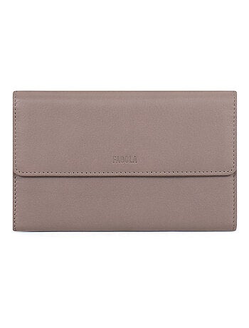 Compagnon de voyage - 2 volets - Stop RFID - Cuir Émy | FAGOLA