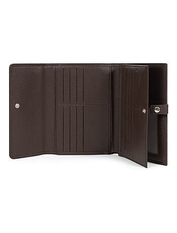 Compagnon de voyage - 2 volets - Stop RFID - Cuir Émy | FAGOLA