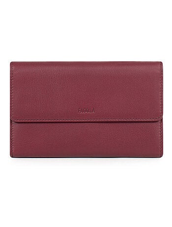 Compagnon de voyage - 2 volets - Stop RFID - Cuir Émy | FAGOLA