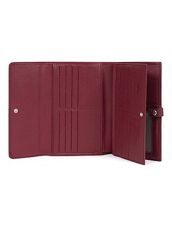 Compagnon de voyage - 2 volets - Stop RFID - Cuir Émy | FAGOLA