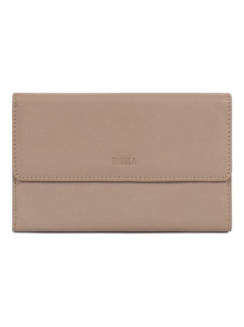 Compagnon de voyage - 2 volets - Stop RFID - Cuir - Kiabi