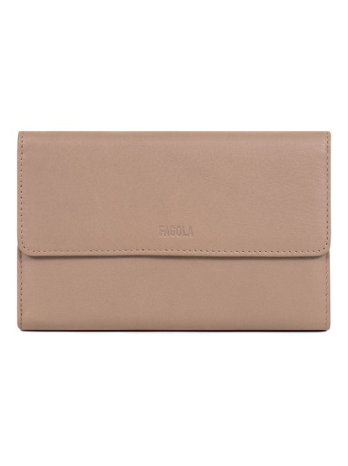 Compagnon de voyage - 2 volets - Stop RFID - Cuir - Kiabi