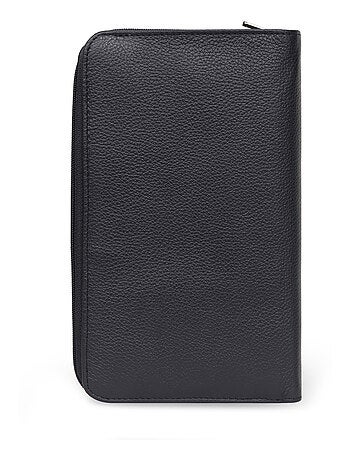 Compagnon de voyage 1 volet cuir confort hexagona