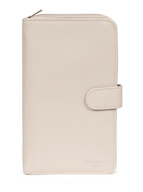Compagnon de voyage  1 volet  cuir confort hexagona - Kiabi