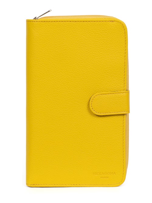 Compagnon de voyage  1 volet  cuir confort hexagona - Kiabi