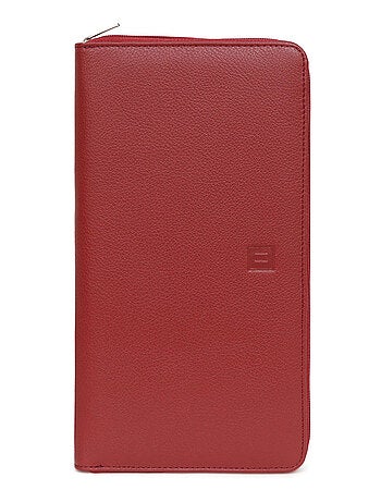 Compagnon de voyage 1 volet cuir confort hexagona