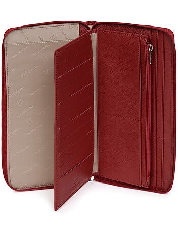 Compagnon de voyage 1 volet cuir confort hexagona