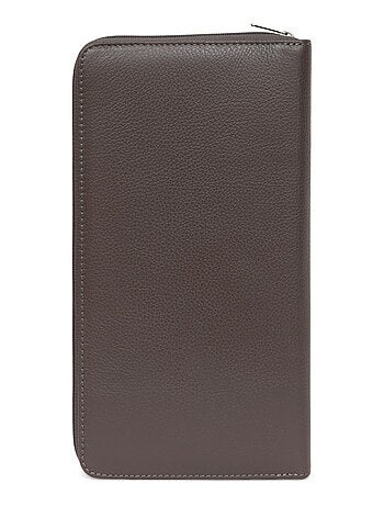 Compagnon de voyage 1 volet cuir confort hexagona