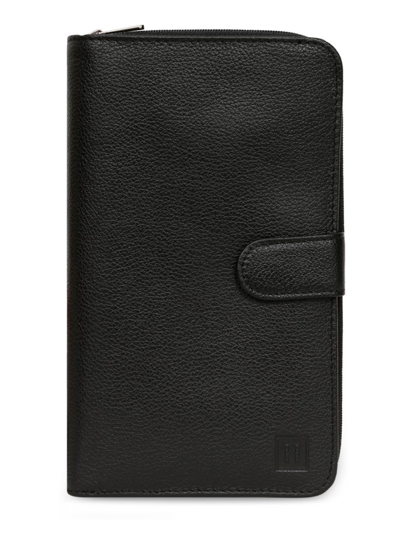 Compagnon de voyage  1 volet  Cuir CONFORT Noir - Kiabi