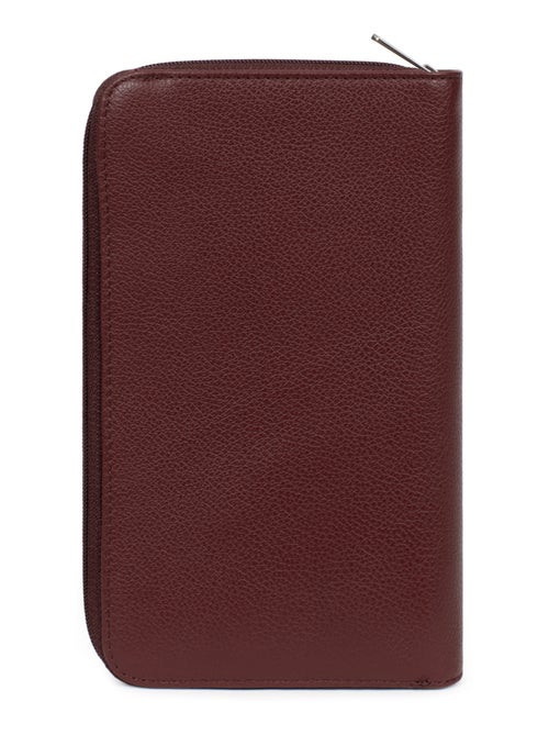 Compagnon de voyage  1 volet  Cuir CONFORT - Kiabi