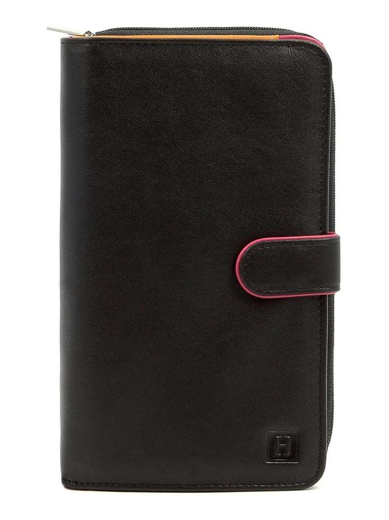 Compagnon de voyage  1 volet  Cuir MULTICO Noir Multicolore - Kiabi