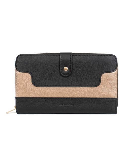 Compagnon de voyage  1 volet  Stop RFID  Cuir BAHIA - Kiabi
