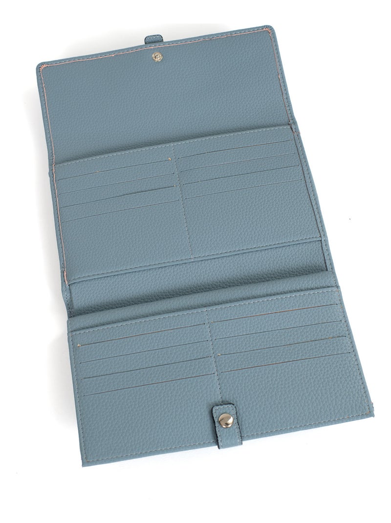 Compagnon de voyage  2 volets BETTY Bleu denim - Kiabi