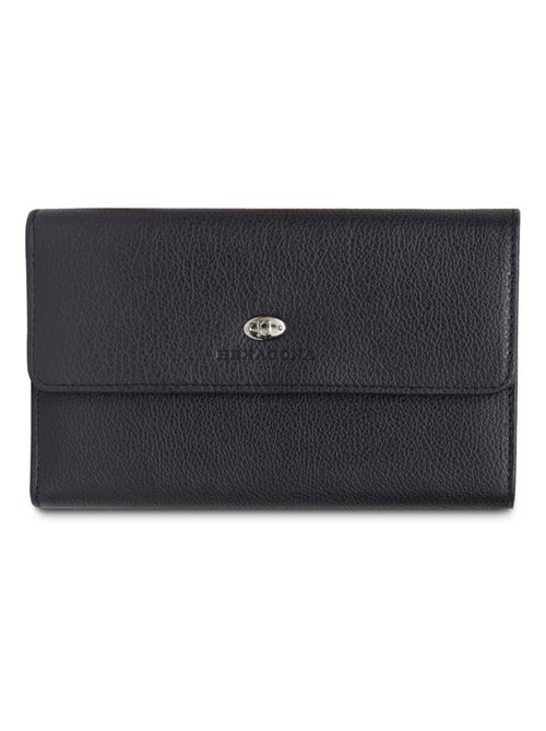 Compagnon de voyage  2 volets  cuir confort hexagona - Kiabi