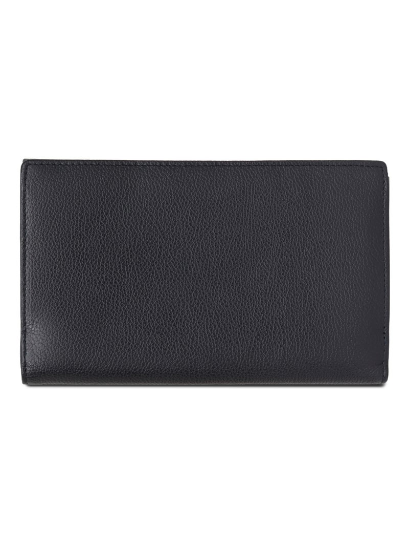 Compagnon de voyage  2 volets  cuir confort hexagona Bleu marine - Kiabi