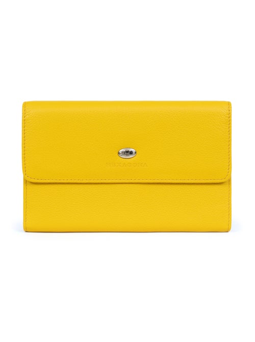 Compagnon de voyage  2 volets  cuir confort hexagona - Kiabi