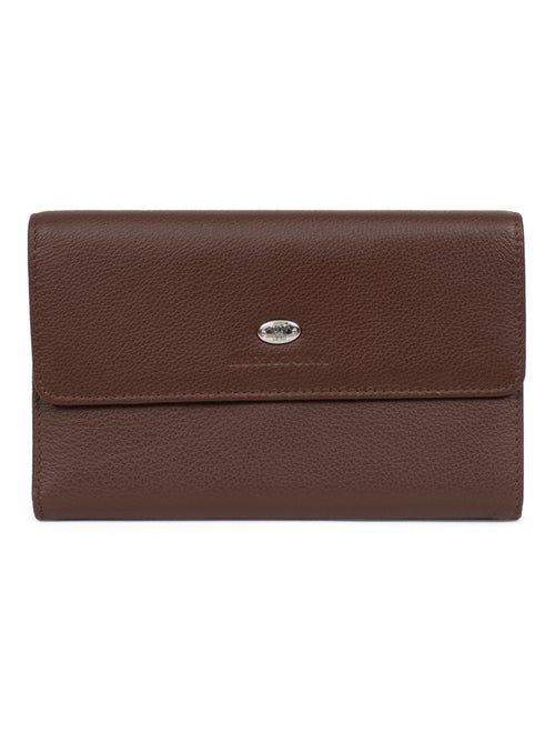 Compagnon de voyage  2 volets  cuir confort hexagona - Kiabi