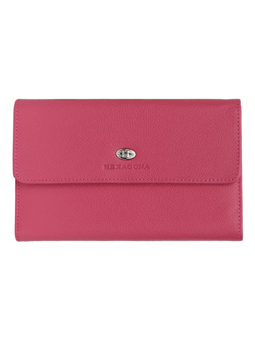 Compagnon de voyage 2 volets cuir confort hexagona - Kiabi Compagnon de voyage 2 volets cuir confort hexagona - Kiabi