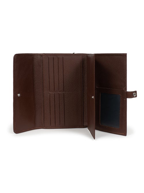 Compagnon de voyage  2 volets  Cuir CONFORT - Kiabi