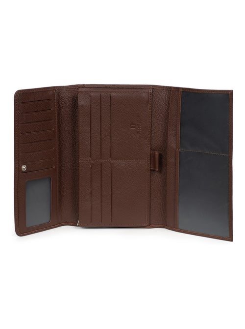 Compagnon de voyage  2 volets  Cuir CONFORT - Kiabi