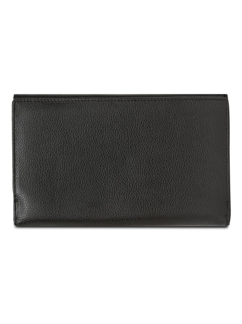 Compagnon de voyage  2 volets  Cuir CONFORT Noir - Kiabi