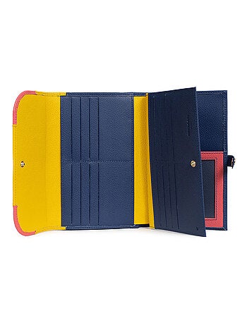 Compagnon de voyage 2 volets Stop RFID Cuir BAHIA