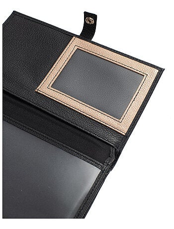 Compagnon de voyage 2 volets Stop RFID Cuir BAHIA