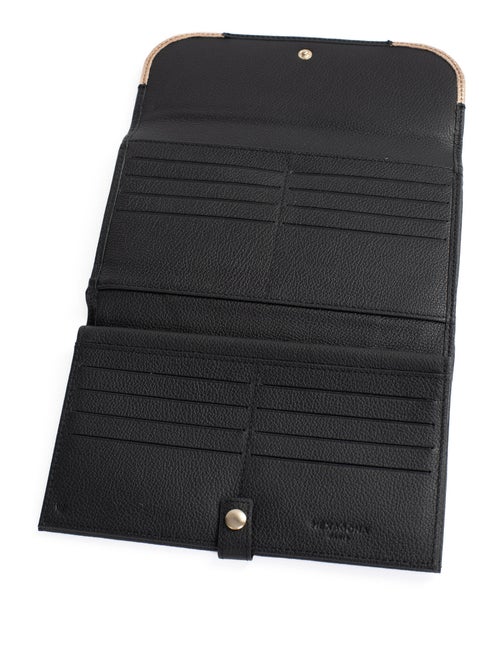 Compagnon de voyage  2 volets  Stop RFID  Cuir BAHIA - Kiabi