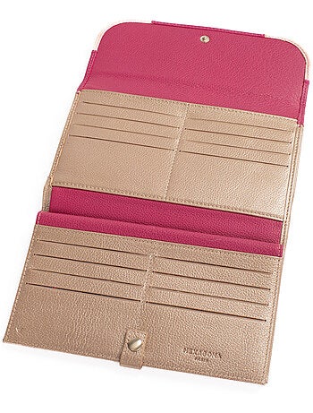 Compagnon de voyage 2 volets Stop RFID Cuir BAHIA