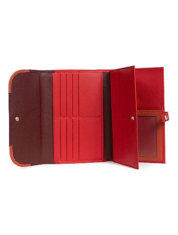 Compagnon de voyage 2 volets Stop RFID Cuir BAHIA