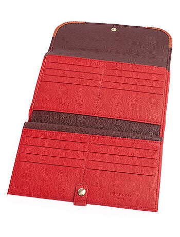 Compagnon de voyage 2 volets Stop RFID Cuir BAHIA