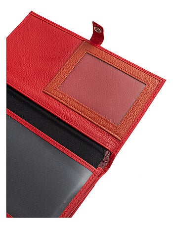 Compagnon de voyage 2 volets Stop RFID Cuir BAHIA