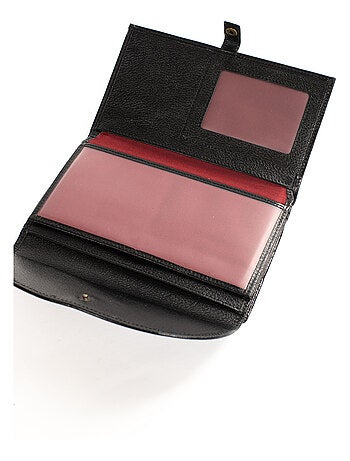 Compagnon de voyage 2 volets Stop RFID Cuir BASTILLE