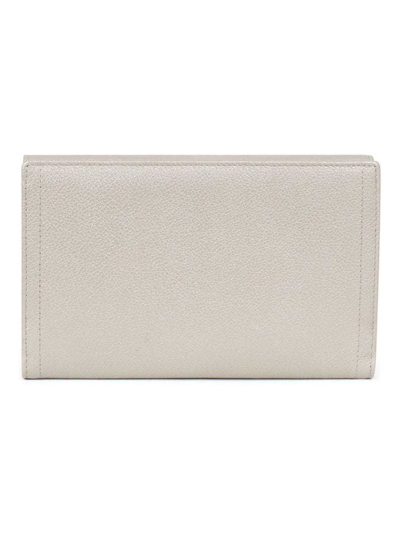 Compagnon de voyage  2 volets  Stop RFID  Cuir LUNA Argent - Kiabi