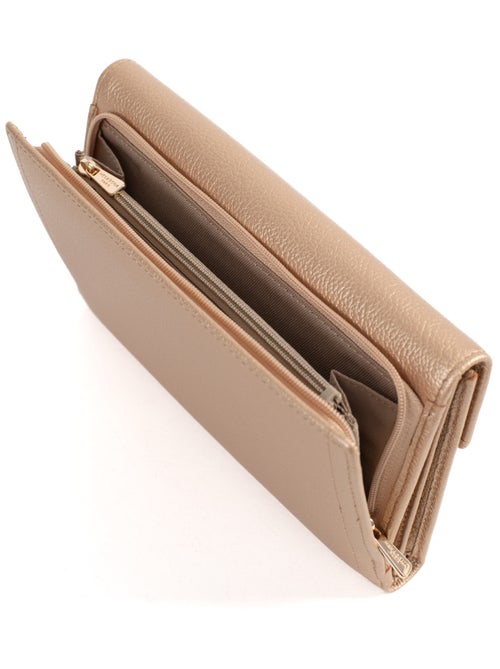 Compagnon de voyage  2 volets  Stop RFID  Cuir LUNA - Kiabi