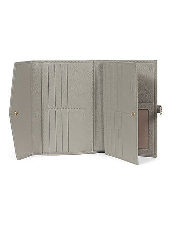 Compagnon de voyage 2 volets Stop RFID Cuir LUNA