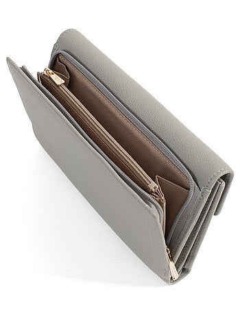 Compagnon de voyage 2 volets Stop RFID Cuir LUNA