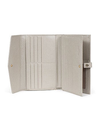 Compagnon de voyage 2 volets stop rfid cuir luna hexagona