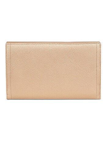 Compagnon de voyage 2 volets stop rfid cuir luna hexagona