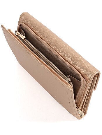 Compagnon de voyage 2 volets stop rfid cuir luna hexagona