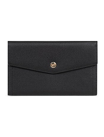 Compagnon de voyage 2 volets stop rfid cuir luna hexagona
